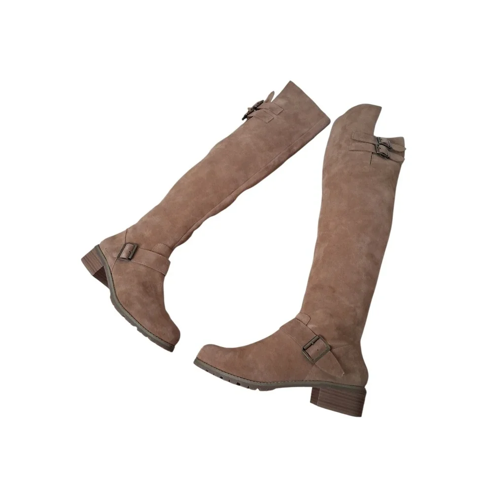 Sole‎ Society Over the Knee Womens size 9.5M Umber Fairygrunge Indie Suede Boots
